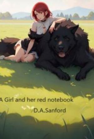 A Girl and her red notebook